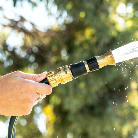 Holman Hi Flow Nozzle - 12mm Brass - Adjustable - Durable Design