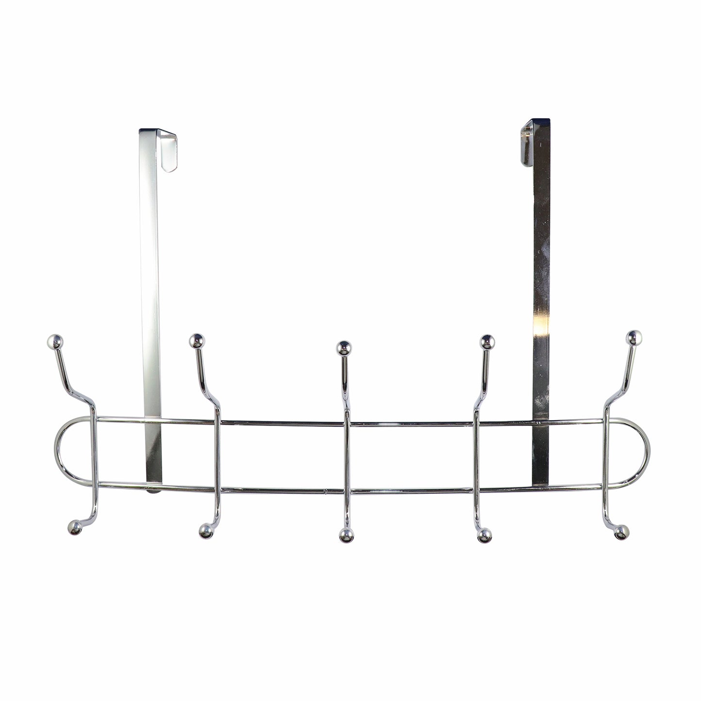 Adoored Double Hook Rack Chrome Finish