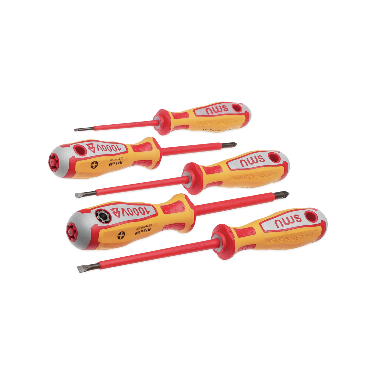 Nws Vde Screwdriver Set - 5 Piece - Cr-Mo - Durable - Ergonomic