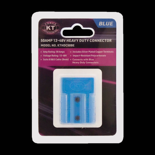 Kt Solar HD Connector - 50A - Blue