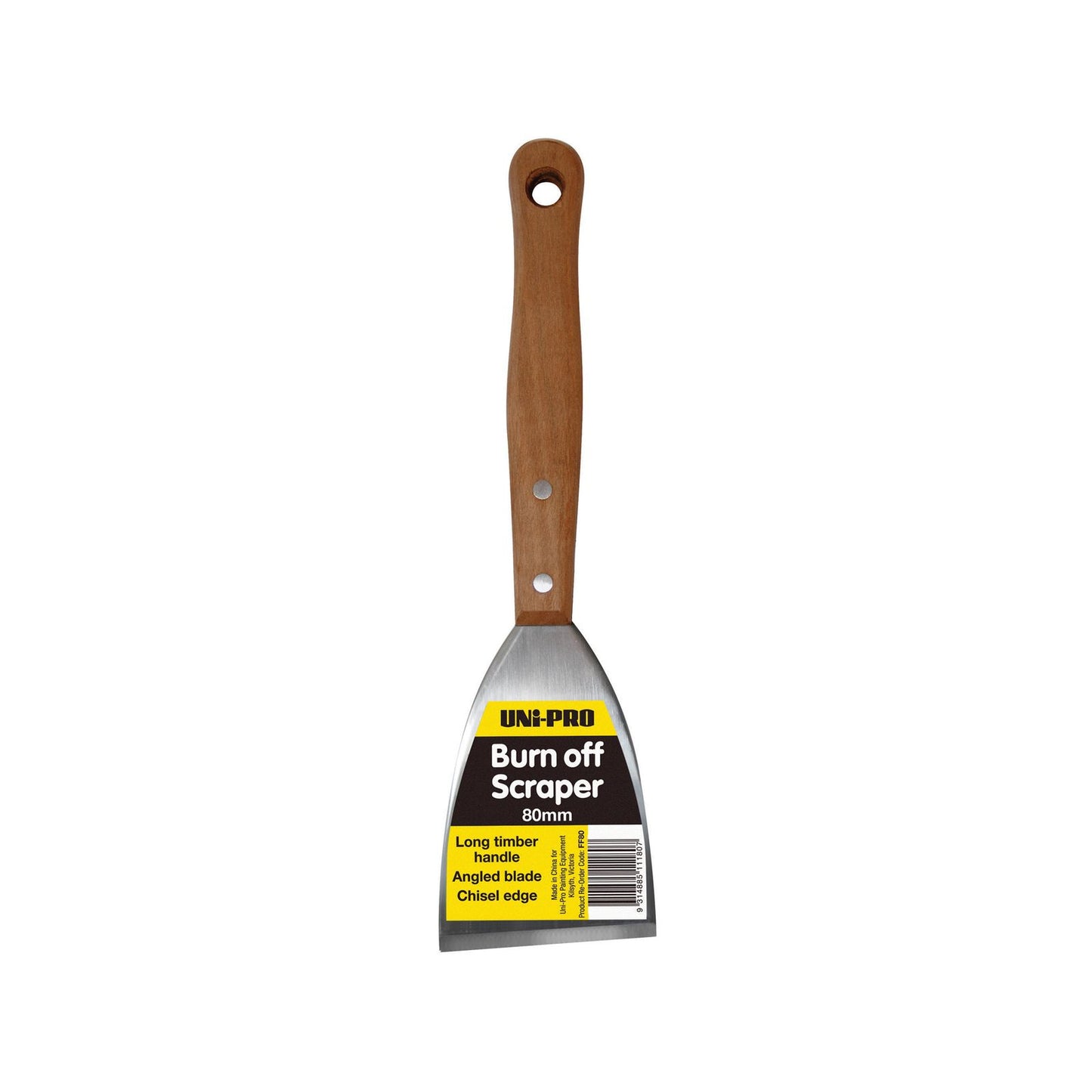 UNi-PRO Burn Off Paint Scraper - 80mm