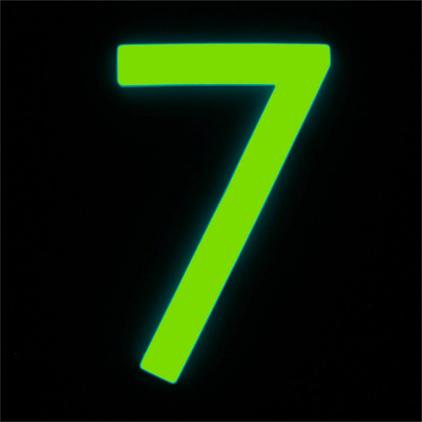 Sandleford Glow In Dark Acrylic House Number 7 - 90mm