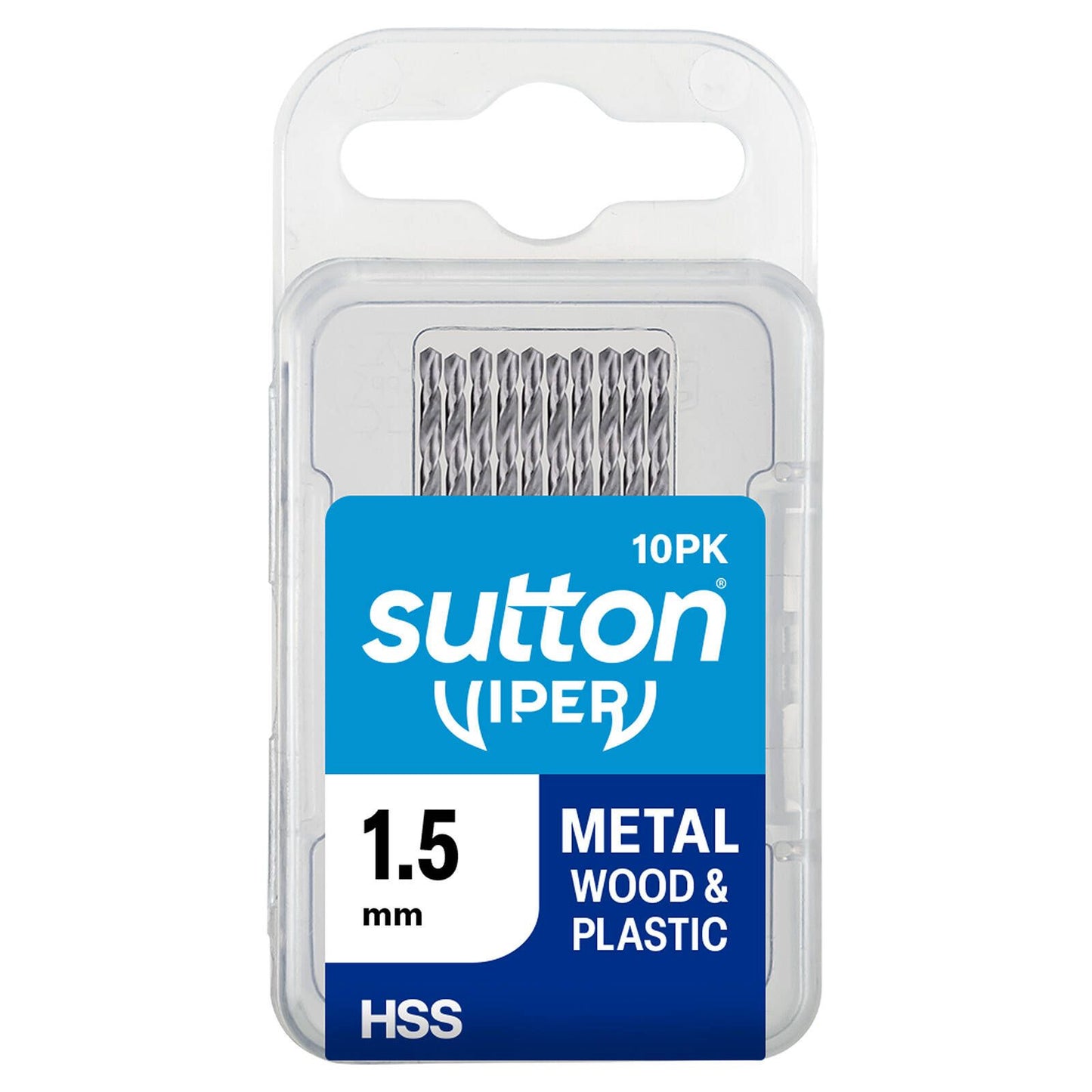 Sutton Tools Viper Metric Drill Bit - 1.5mm - 10 Pack