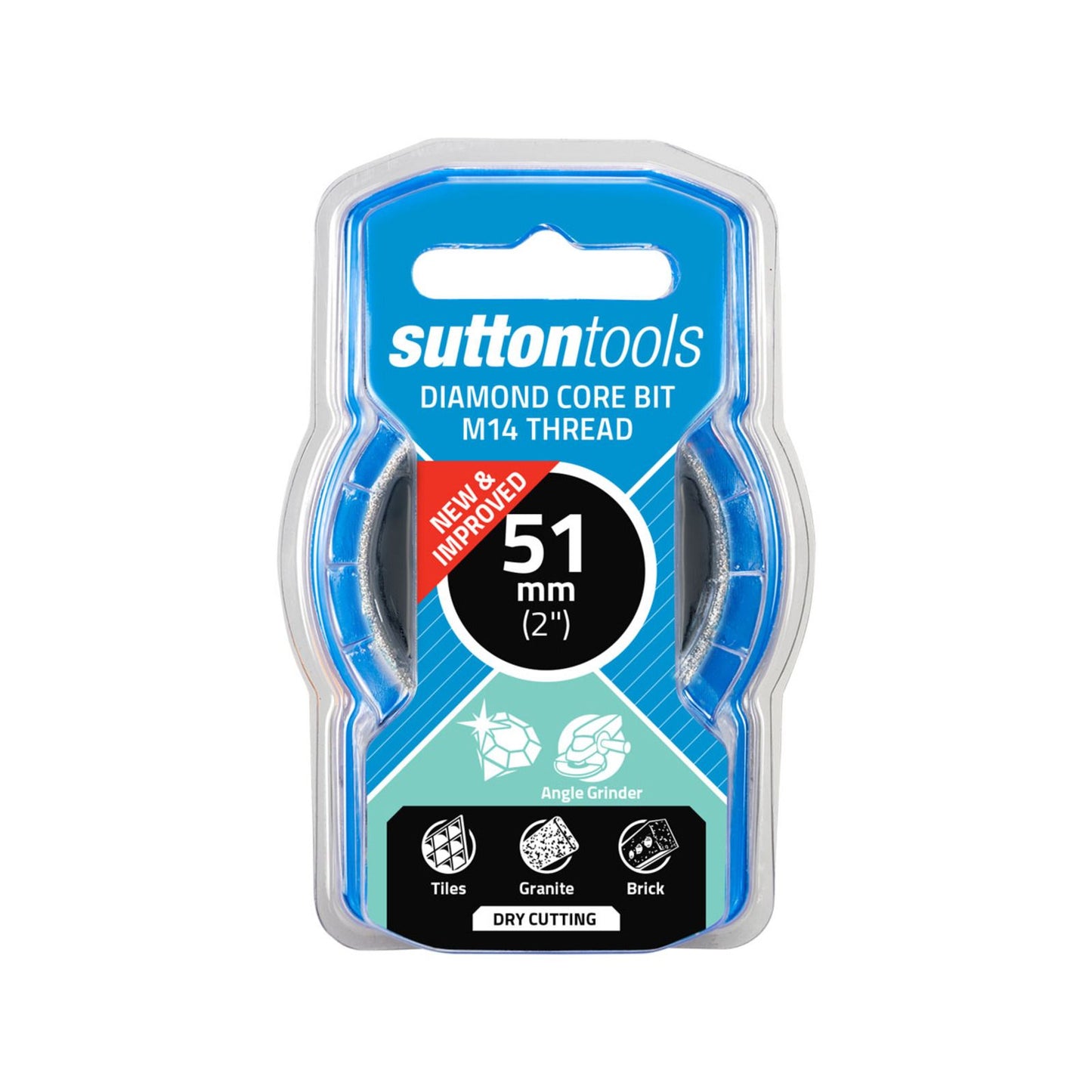 Sutton Tools Diamond Core Bit - 51mm M14