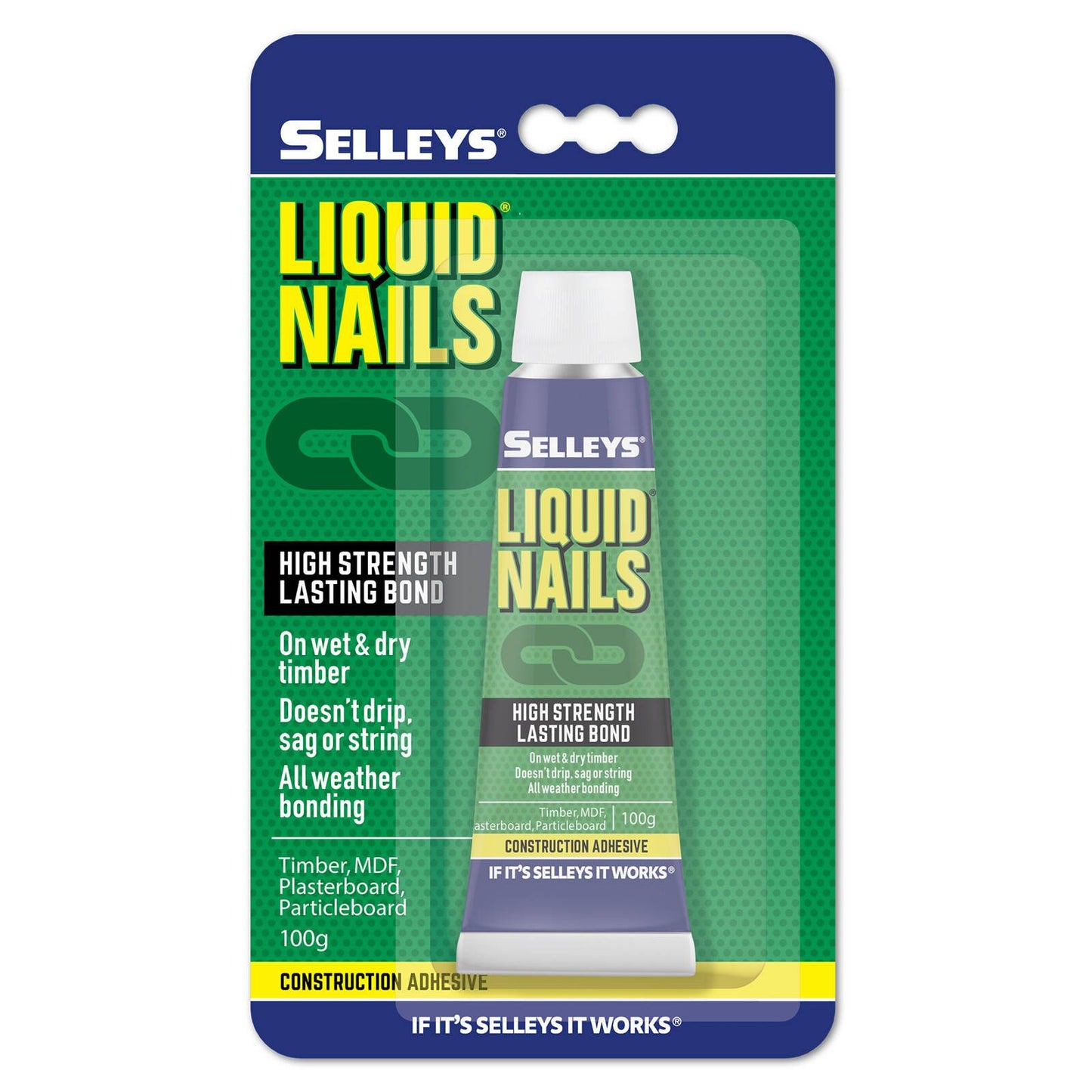 Selleys Liquid Nails Construction Adhesive - 100g