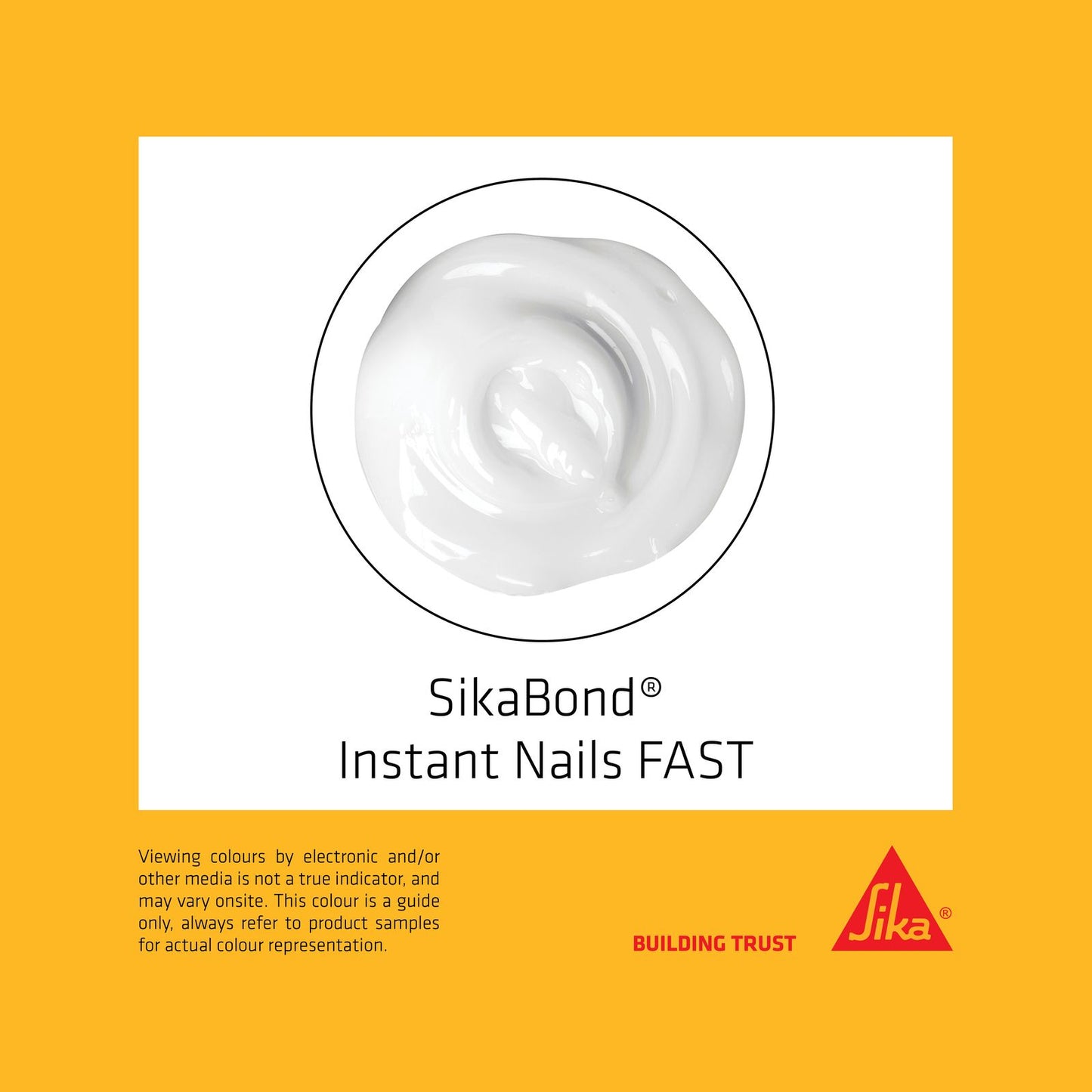 Sika Sikabond Instant Nails - 430g - White