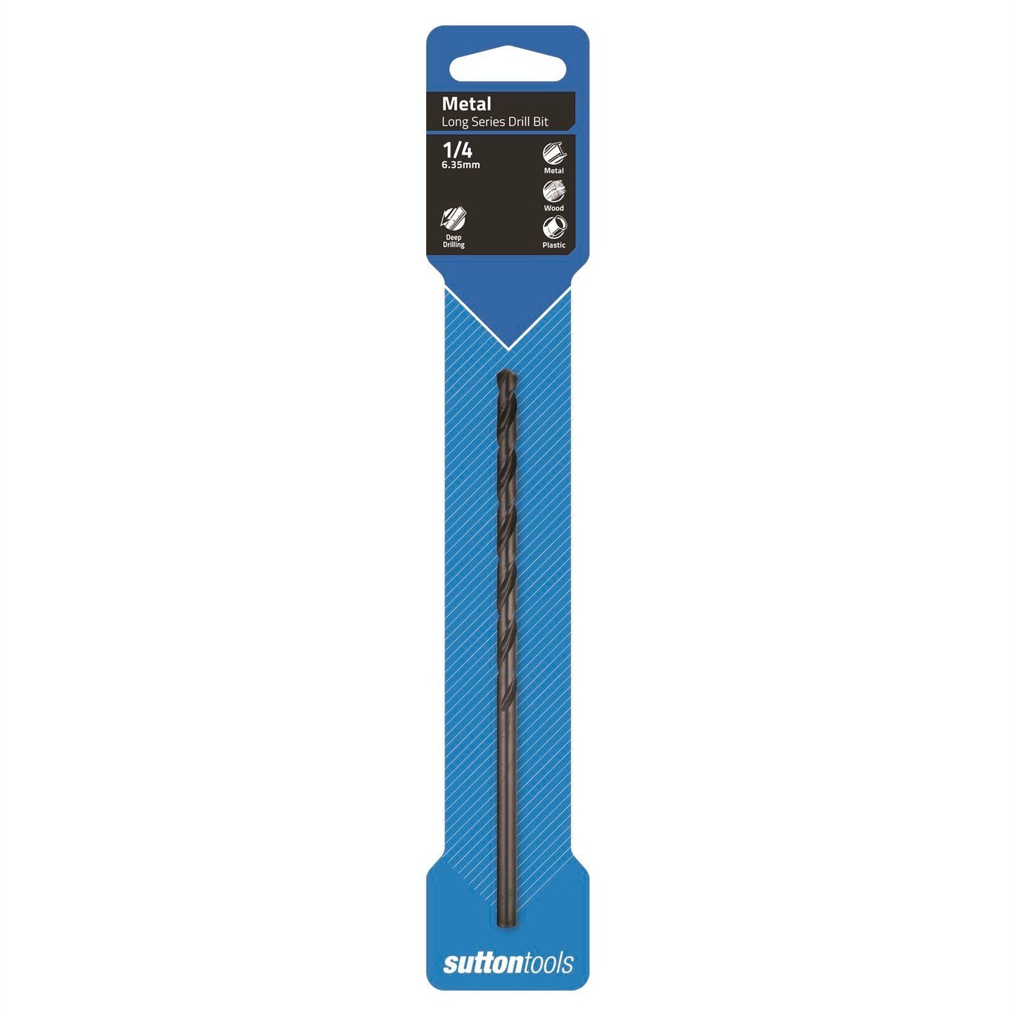 Sutton Tools Long Series Jobber Drill Bit - 1/4"