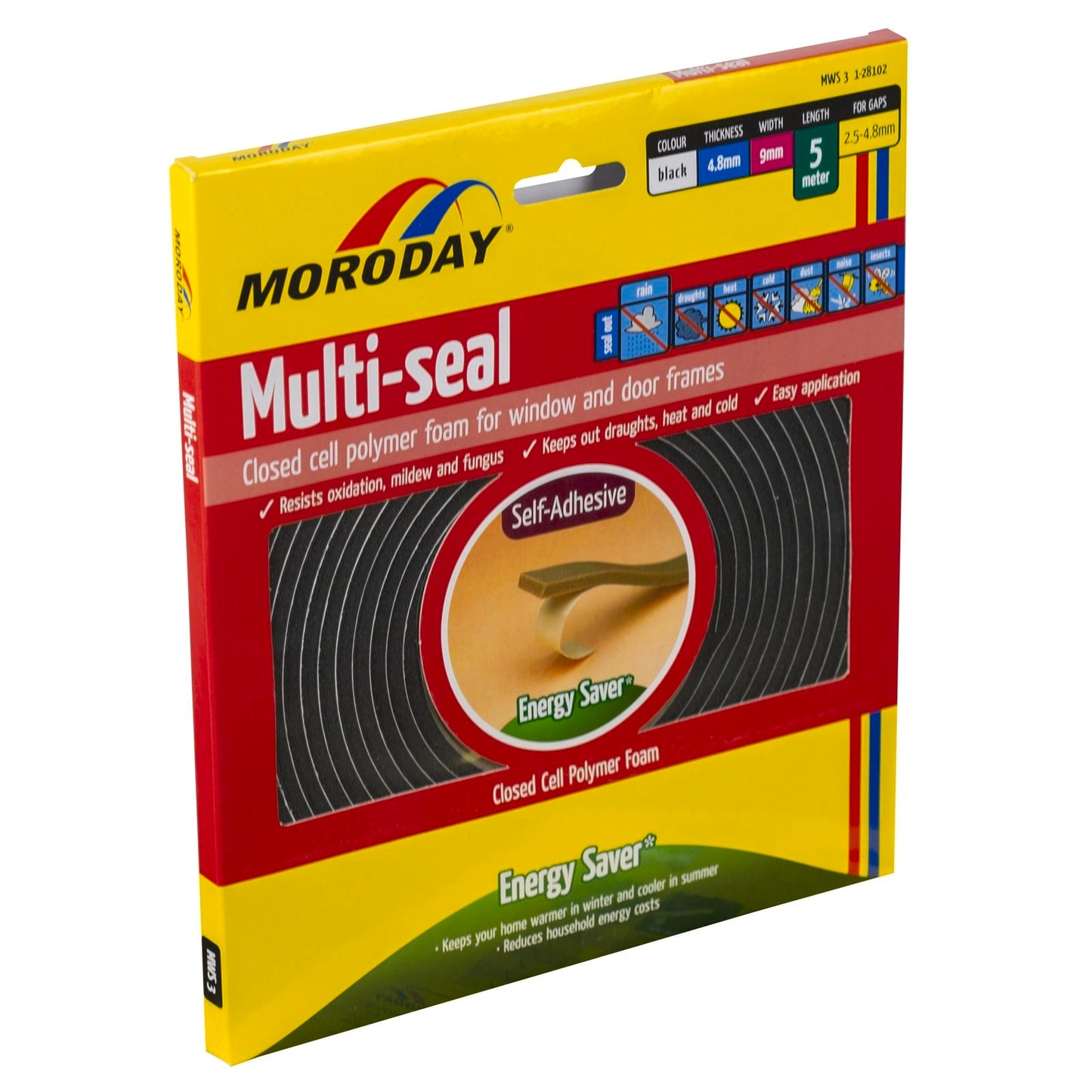 Moroday Self Adhesive Multi Seal - 9mm x 4.8mm x 5m