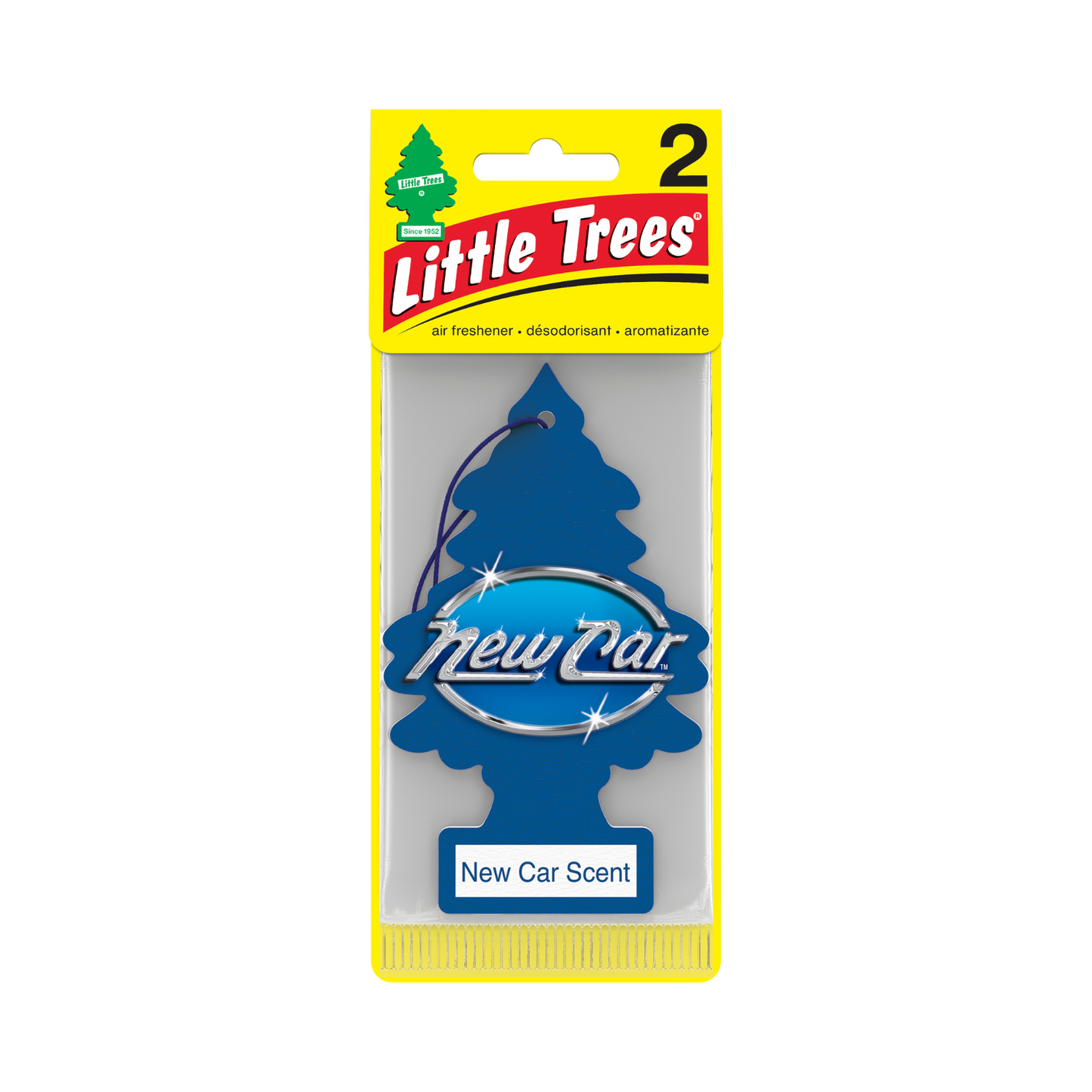 Little Trees New Car Hanging Tree Air Freshener - 70 x 190mm - 2 Pack
