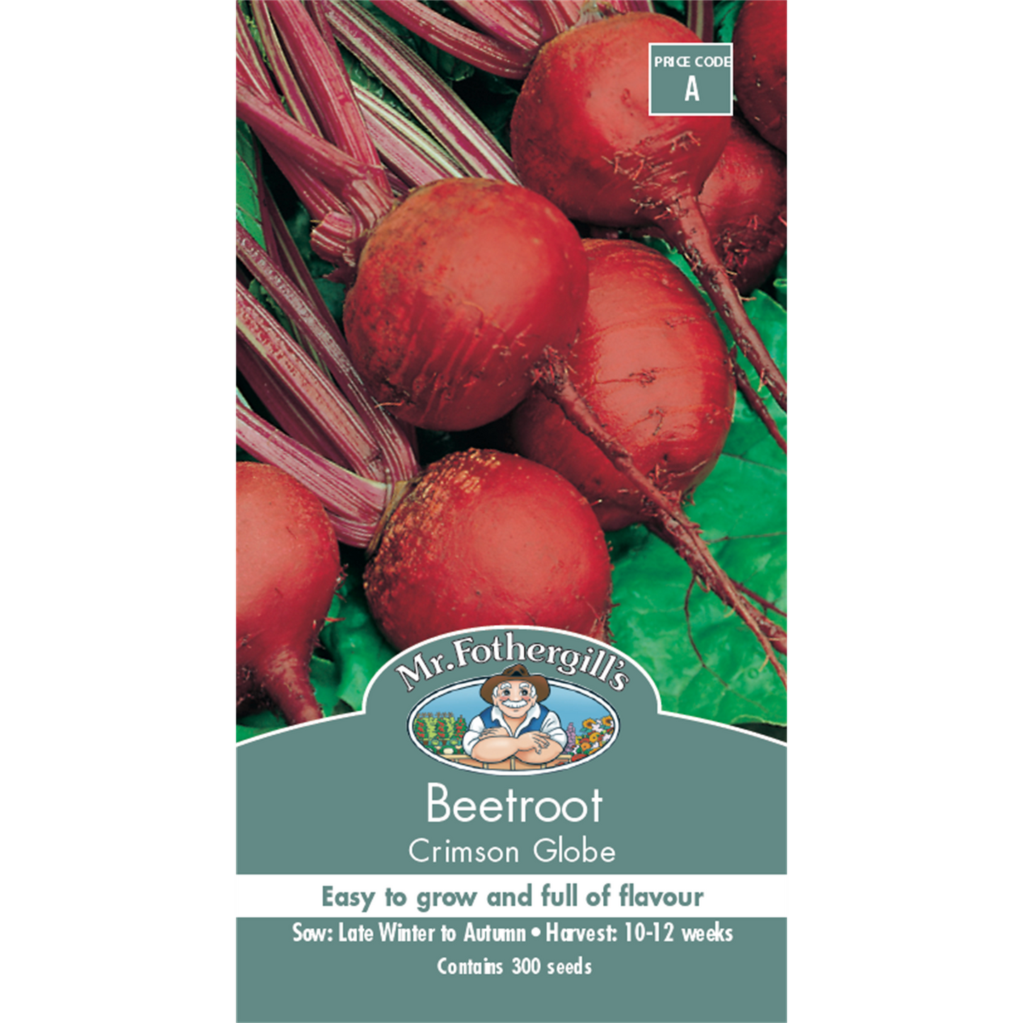 Mr Fothergill Crimson Globe Beetroot Seeds