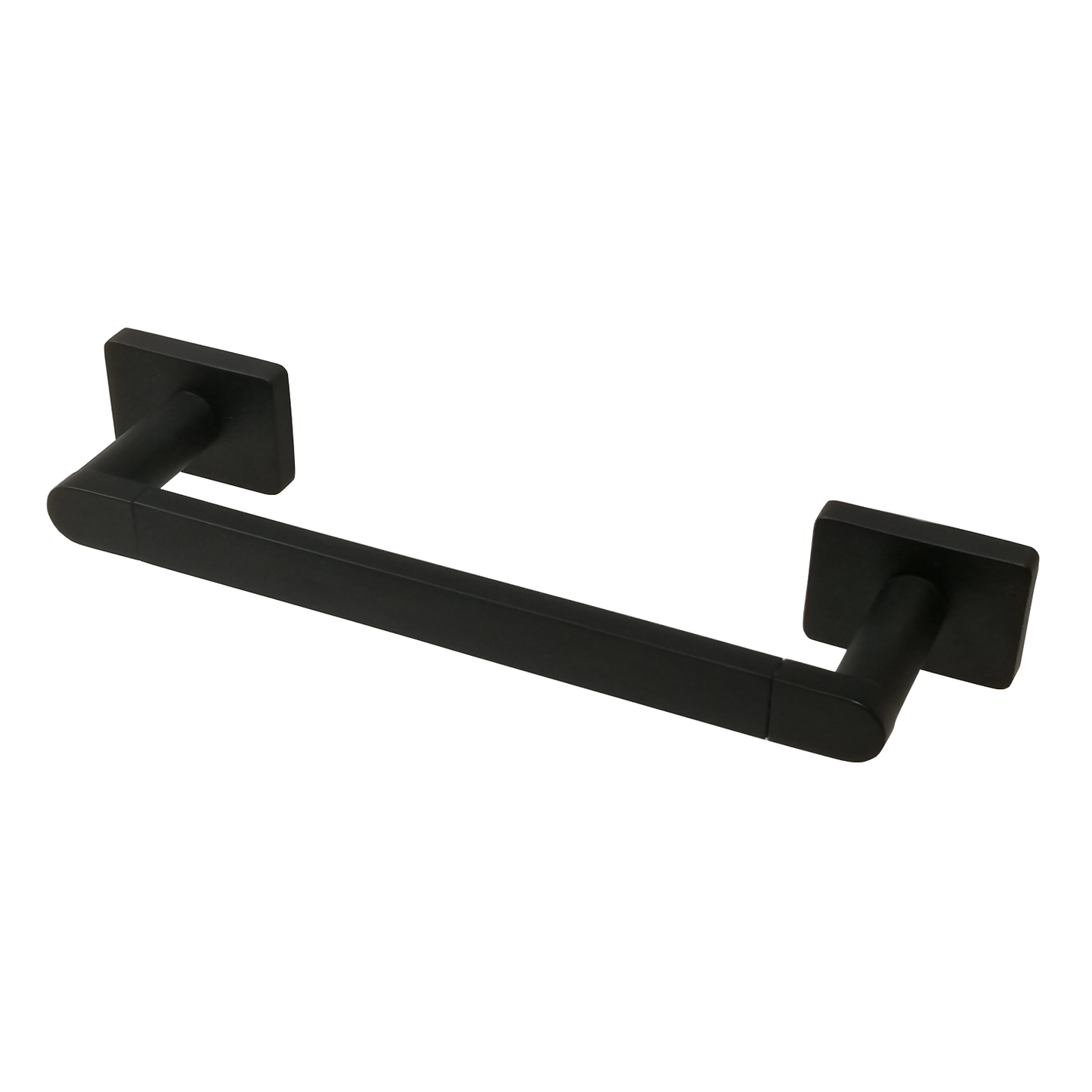 Barelli Matte Black Rigoni Base Double Towel Bar - 288mm x 42mm x 70mm