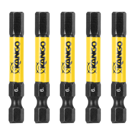 Kango Impact Driver Bit 50mm HEX6 5 Pack
