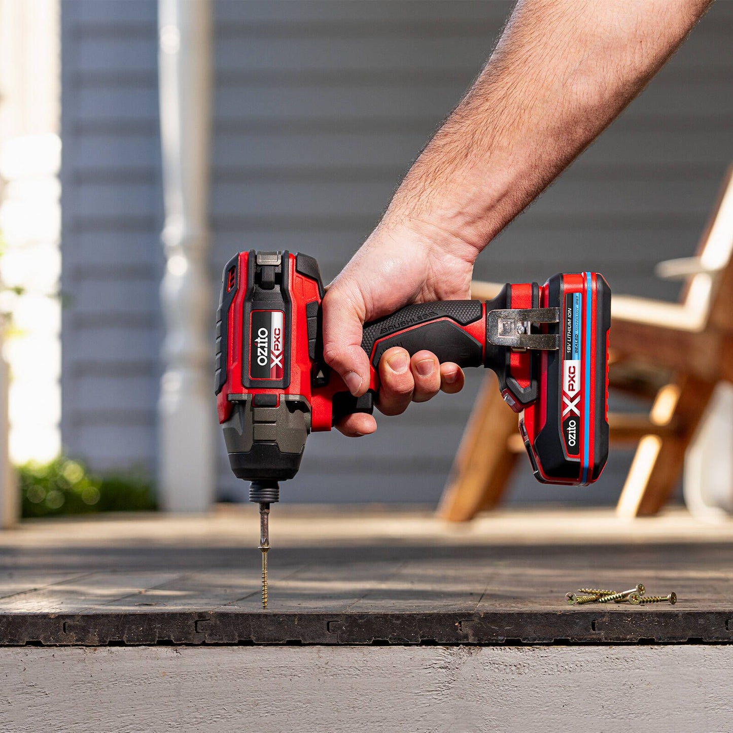 Ozito PXC 18V Brushless Impact Driver Kit - 220Nm