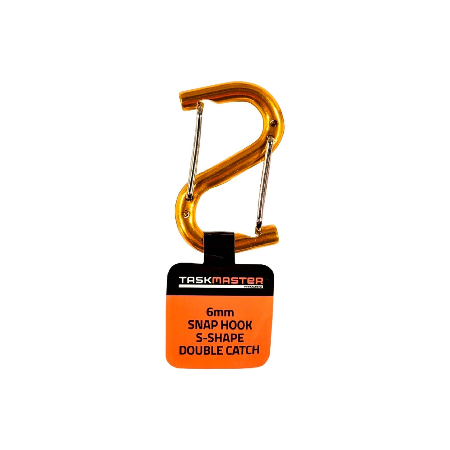 Taskmaster 6mm Aluminium Snaphook S Shape Double Catch