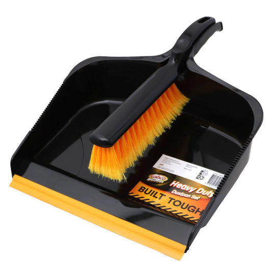 Sabco Bulldozer Heavy Duty Dustpan and Brush Set