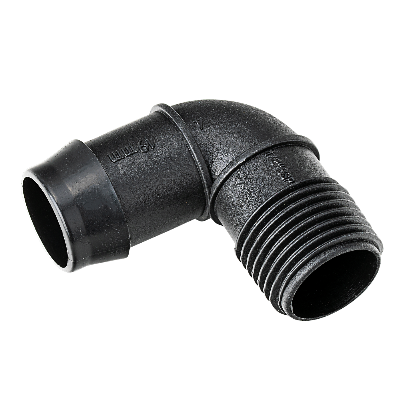 K Rain Barbed Elbow - 19mm x 15mm Male - 10 Pack