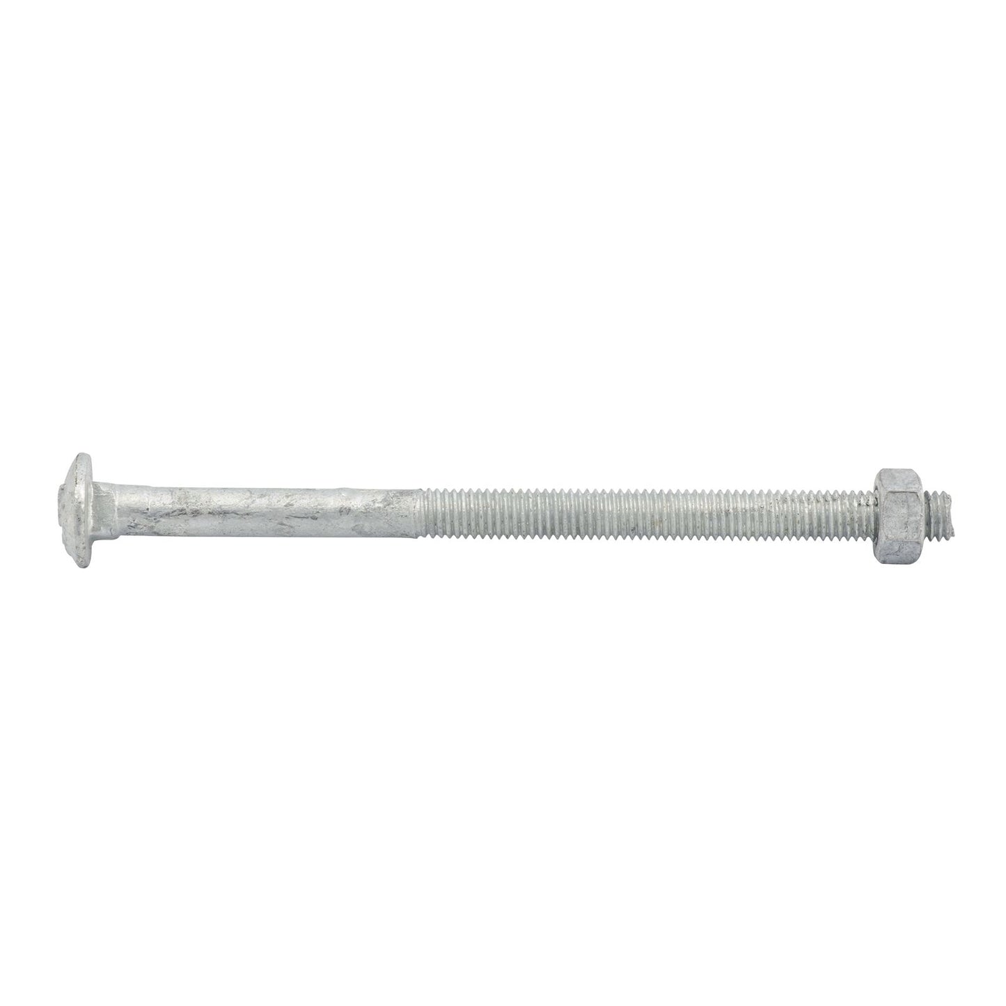 Zenith M8 x 130mm - Hot Dipped Galvanised Cup Head Bolt & Nut