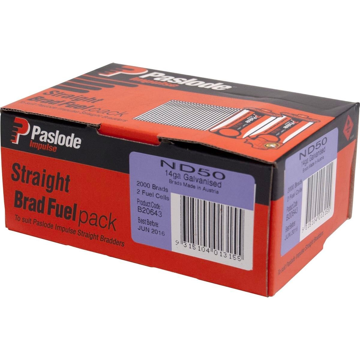 Paslode Brad - 45mm - Zinc Plated - Internal Use - 2000 Pack
