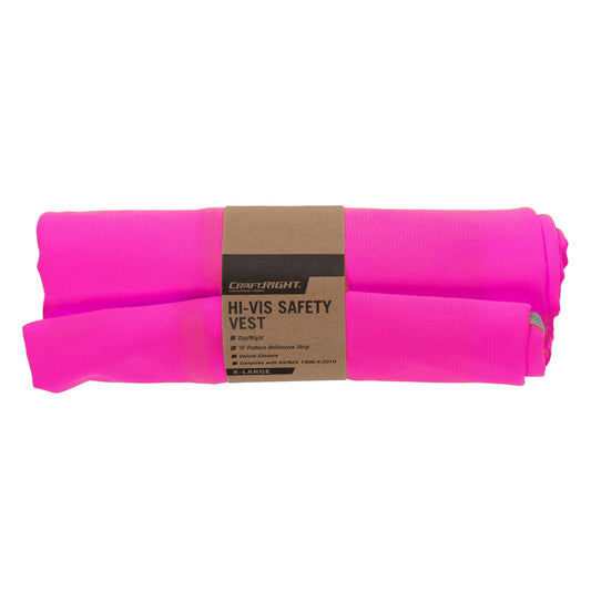 Craftright Medium Hi Vis Pink Vest