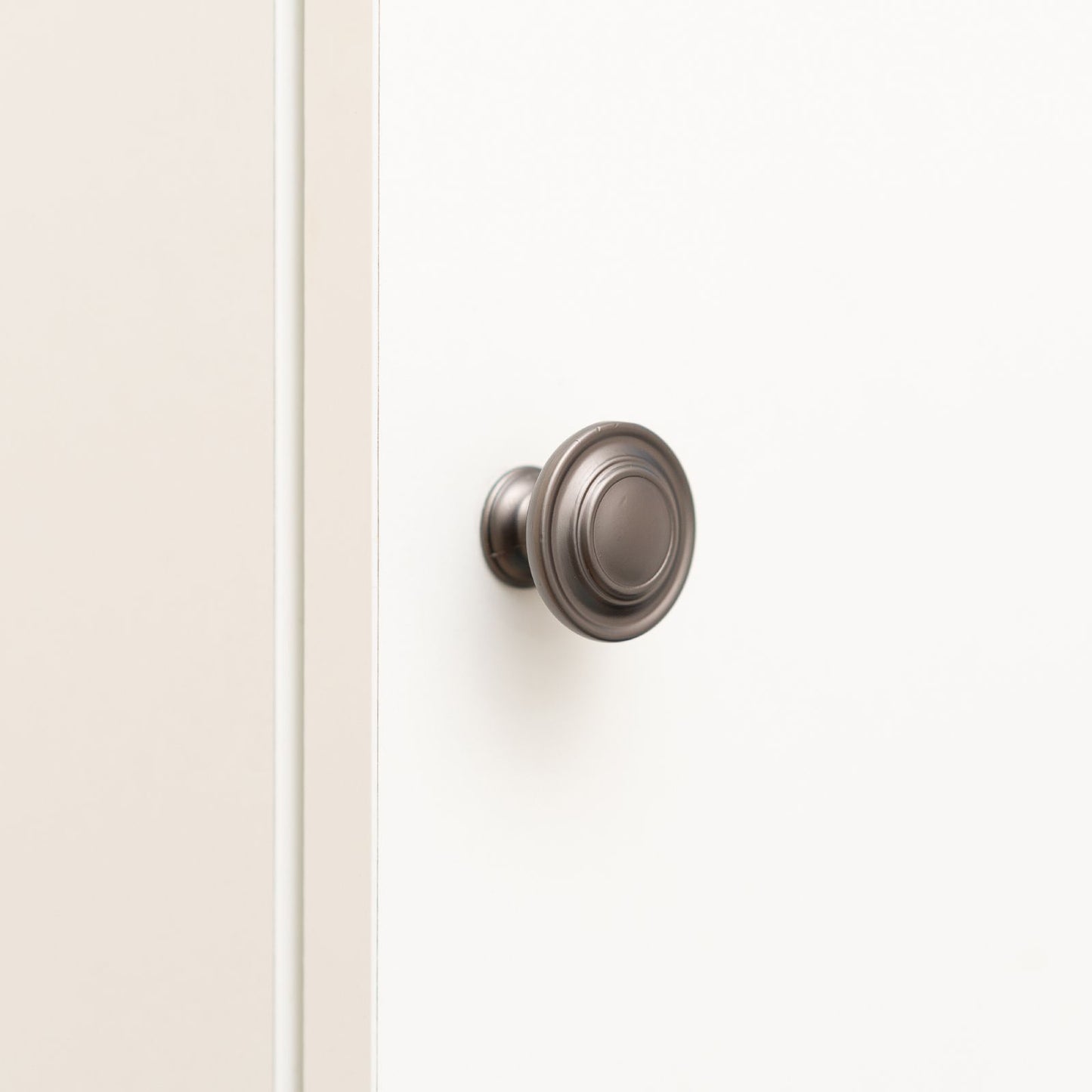 Taskmaster Round Cabinet Knob - 34mm - Gunmetal