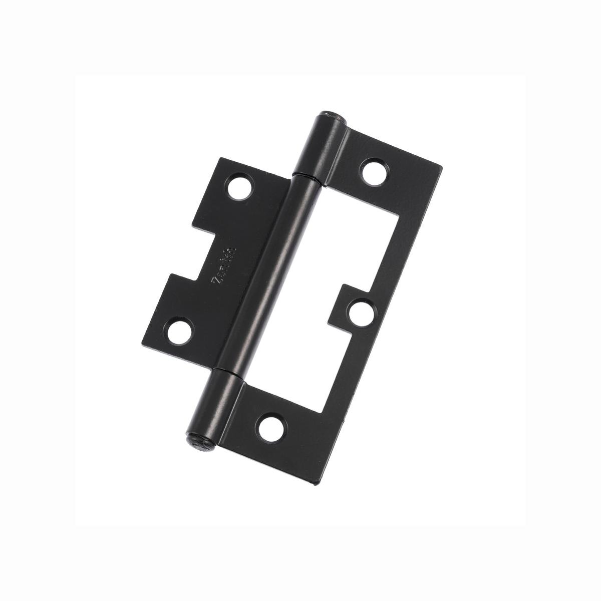 Lane Easy Fit Hinge - 90mm - Steel - Matte Black Finish - 2 Pack