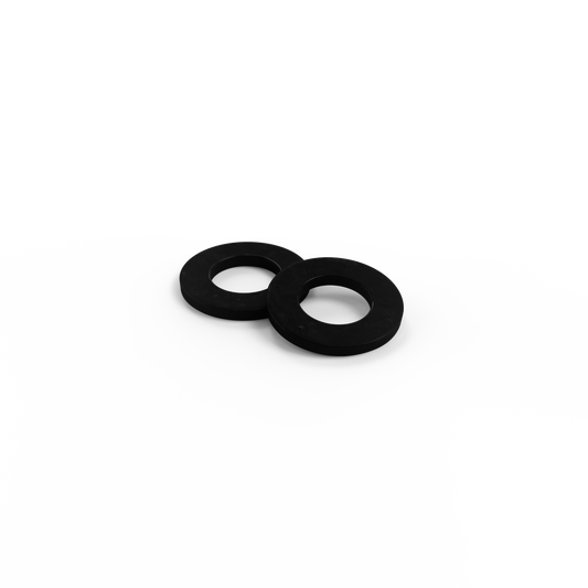 Zenith M10 Flat Round Washers - 200 Pack - 23.8mm - Black