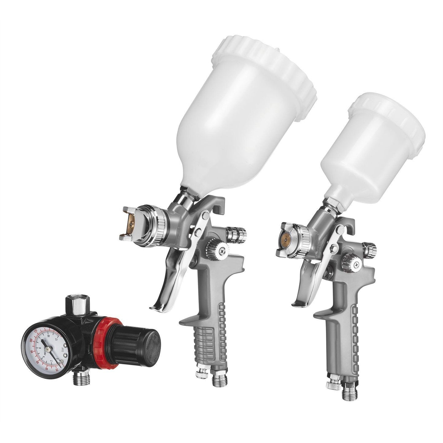 Ozito Gravity Feed Air Spray Gun Kit - 3 Piece - 1.4mm