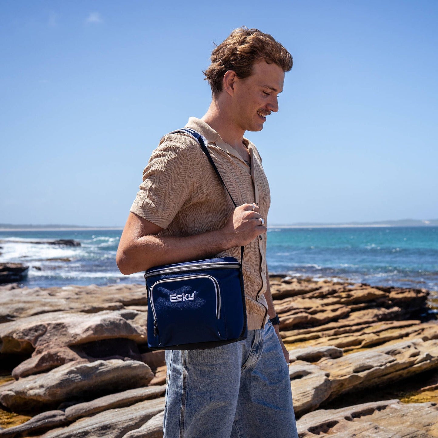 Esky 9 Can Soft Cooler Bag - Blue