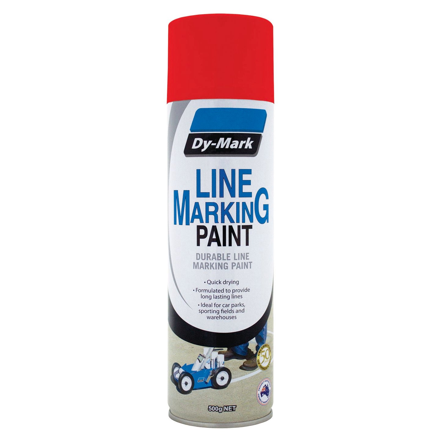 Dy-Mark Red Line Marking Spray Paint - 500g
