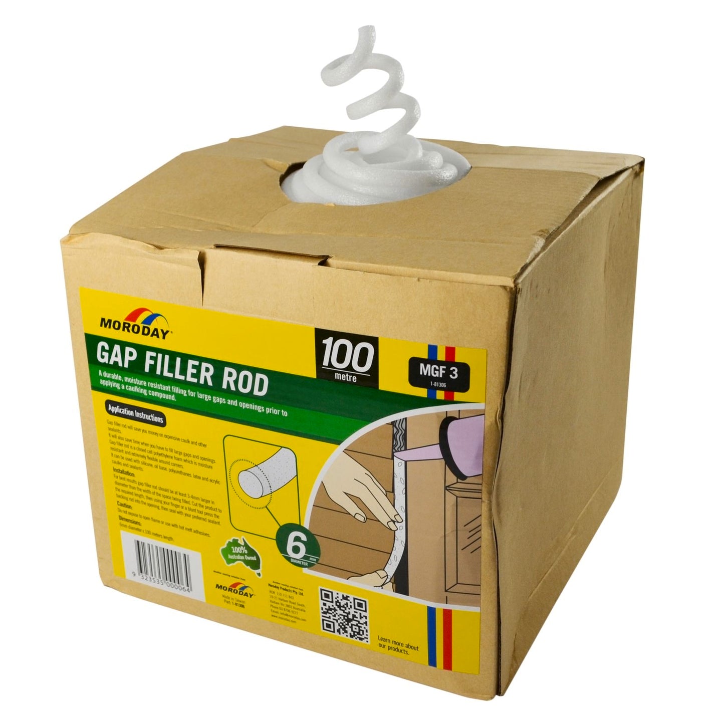 Moroday Gap Filler Rod - 6mm x 100m