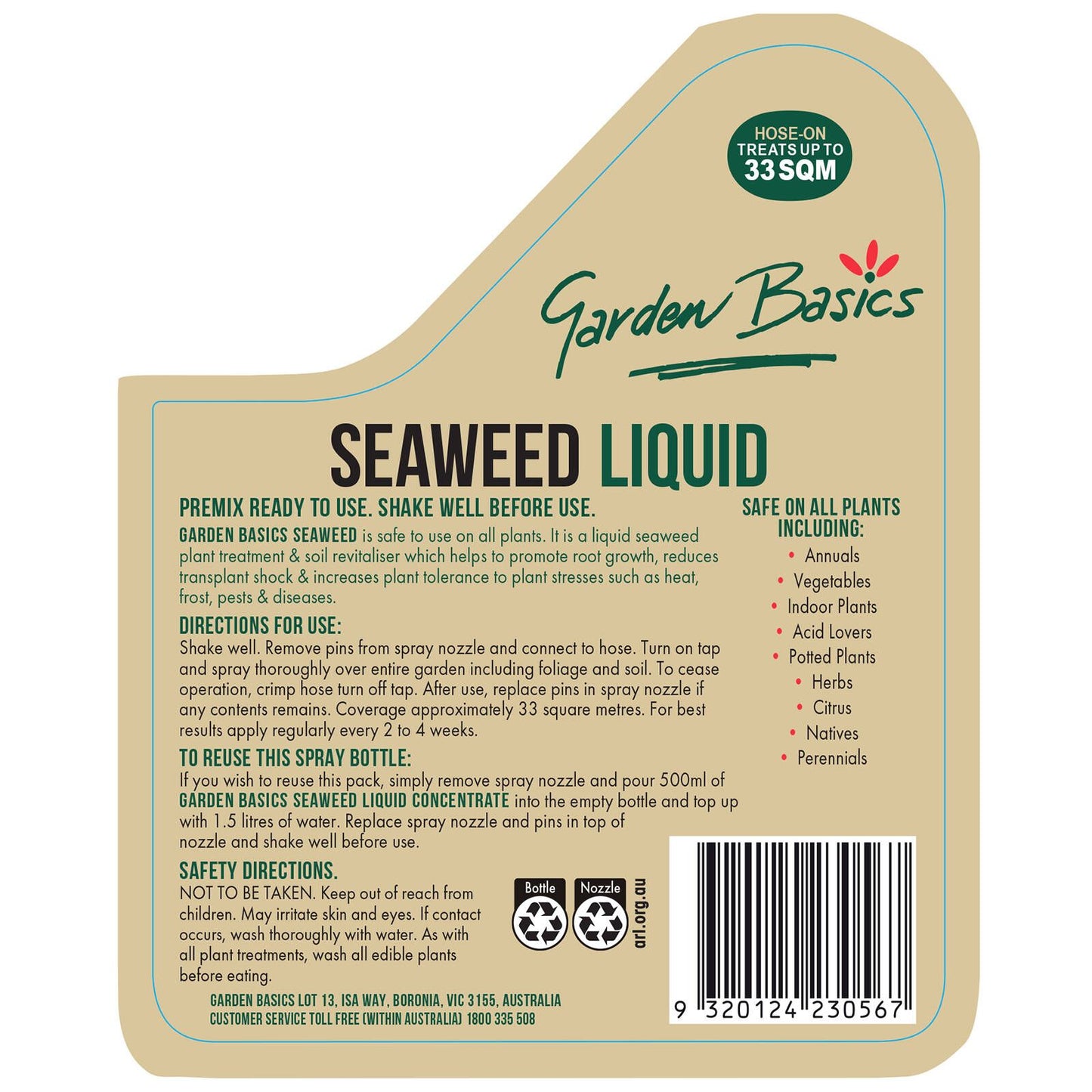 Garden Basics Liquid Seaweed - 2L