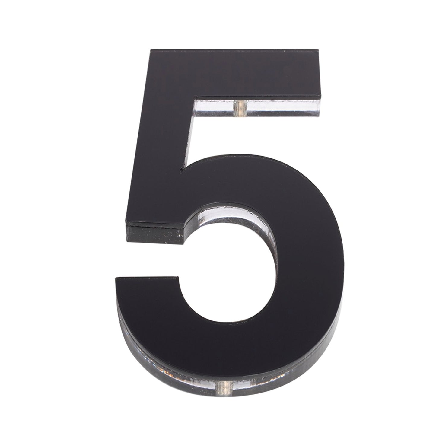 Sandleford House Number 5 - 120mm - Black