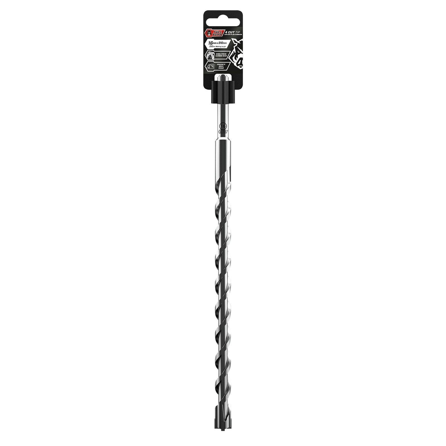 Full Boar 4 Cut Tip Drill Bit - 16 x 310mm