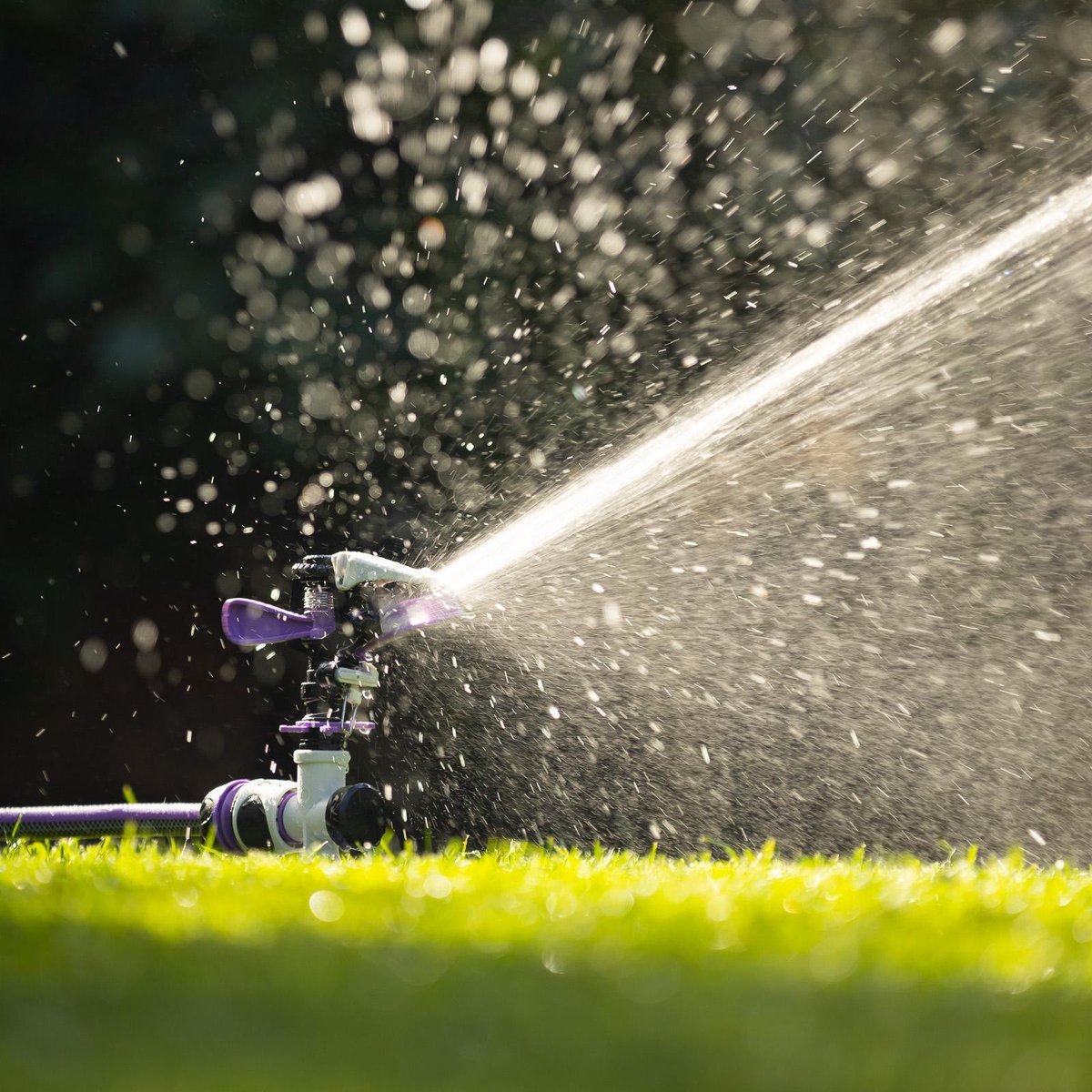 Nylex Impact Spike Sprinkler - 12mm - Recycled Water - Adjustable Arc