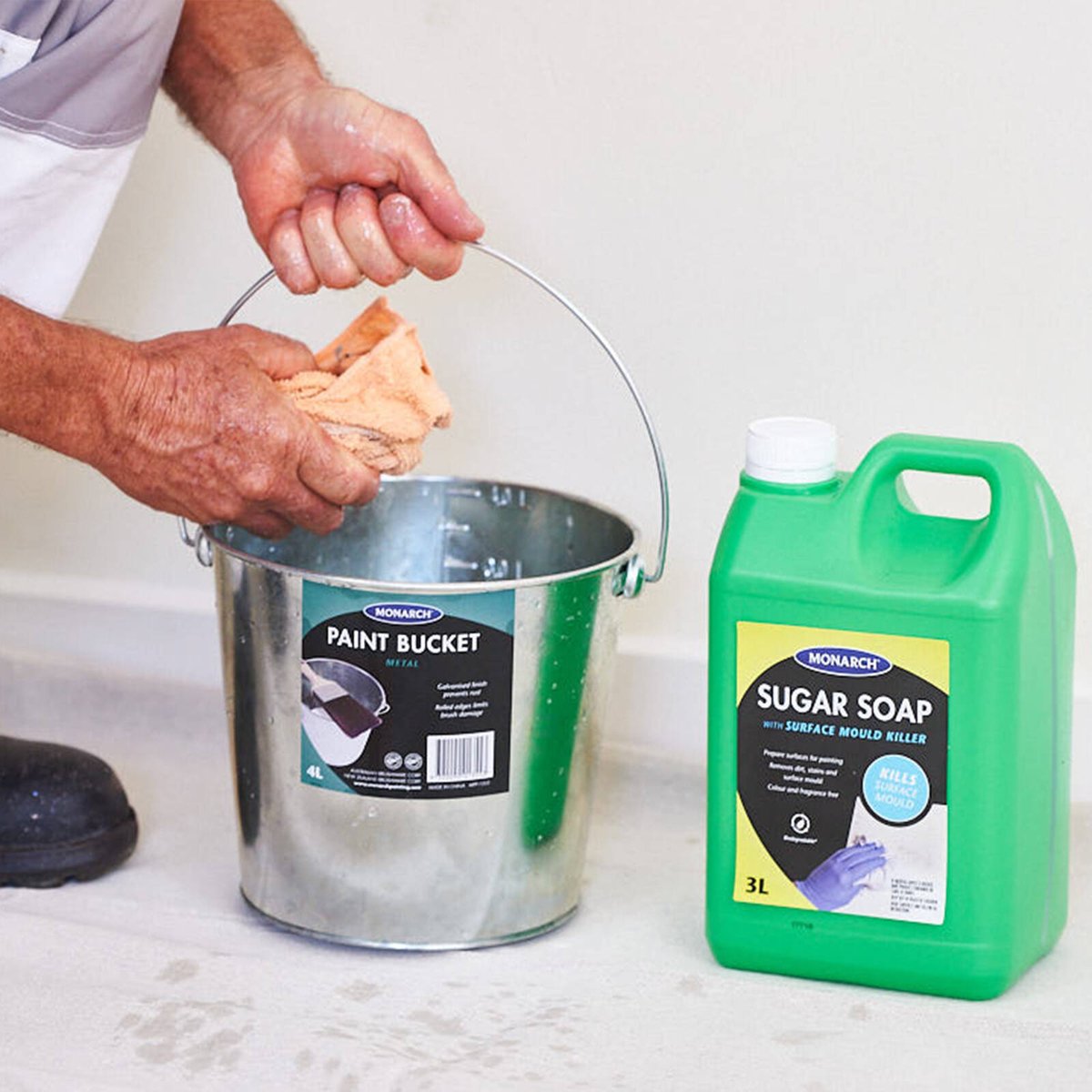 Monarch Sugar Soap - 3L - Liquid - Mould Remover