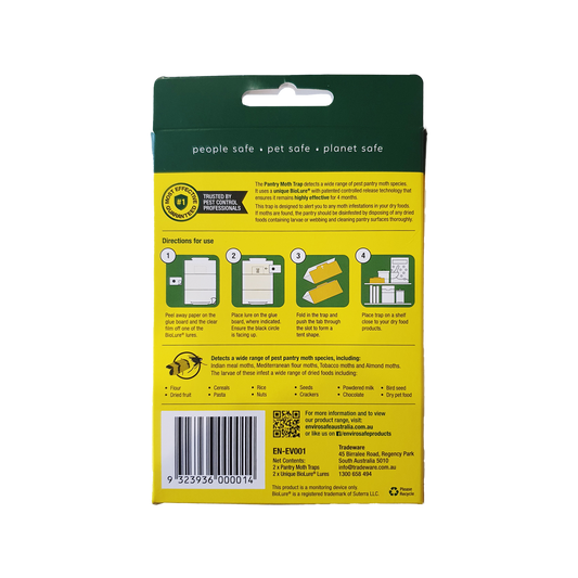 Envirosafe Professional Pantry Moth Trap - 2 Pack