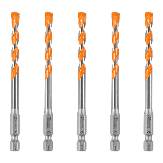 Kango Masonry Drill Bit 6mm x 100mm 5 Pack