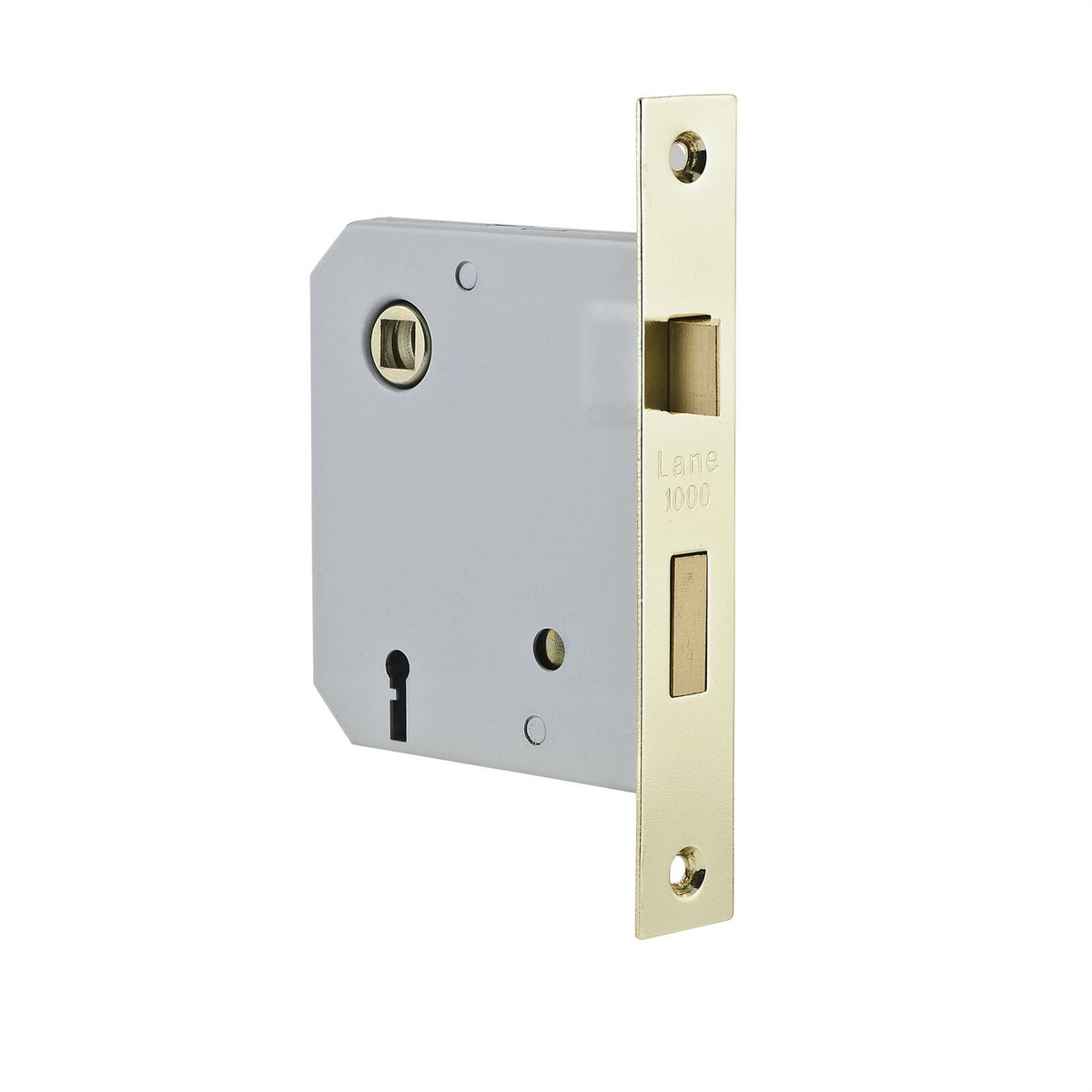 Lane Polished Brass Mortise Entry Lock 144mm 304 Stainless Steel Security