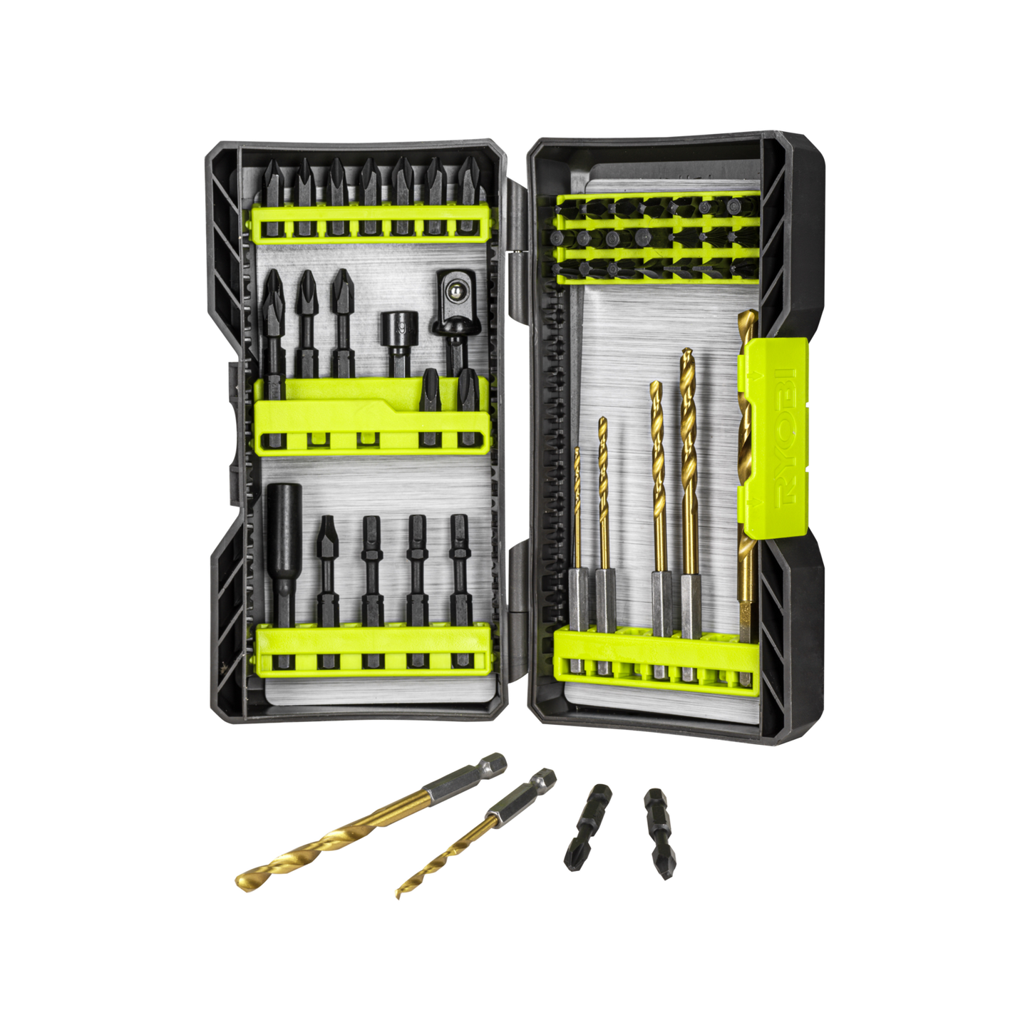 Ryobi Impact Drill and Drive Set - 225.4 x 53 x 254mm - 50 Piece