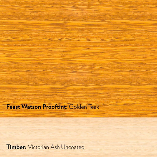 Feast Watson Prooftint Interior Stain - 50ml - Golden Teak - Oil Based - Fast Drying
