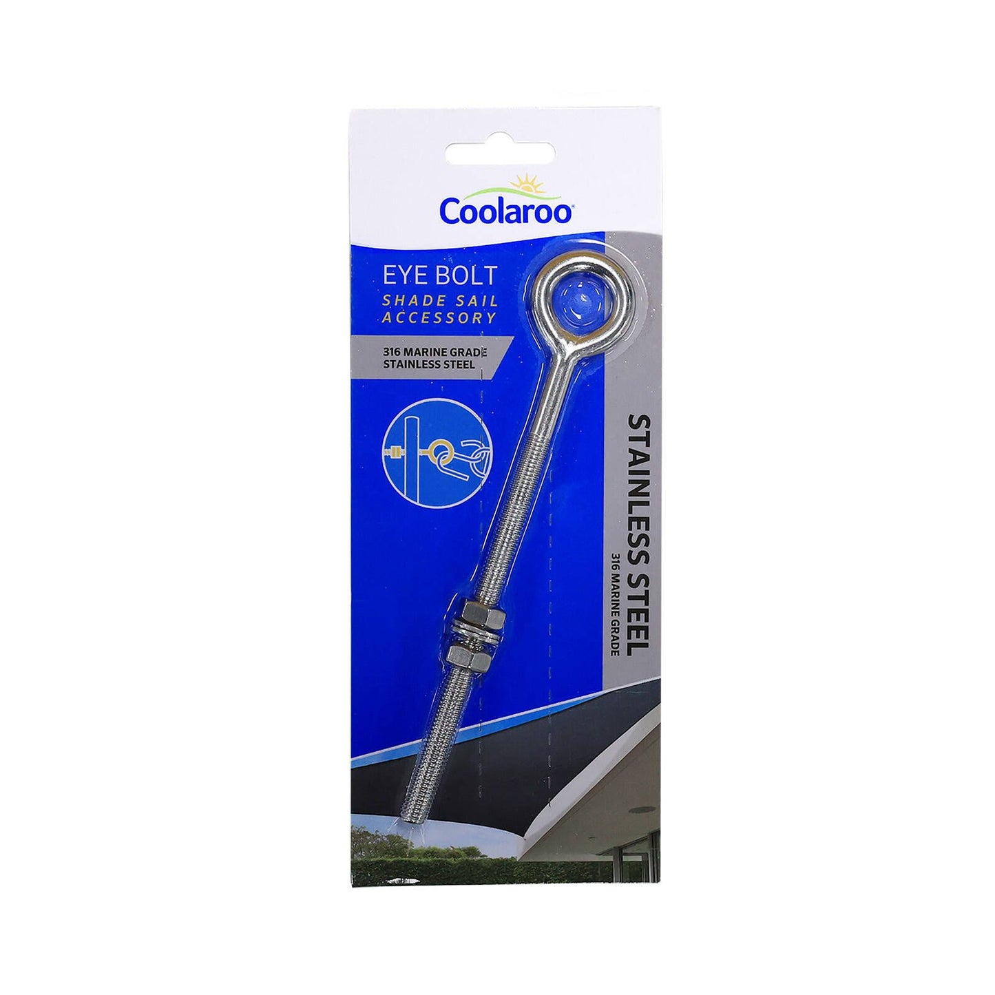 Coolaroo Shade Sail Eye Bolt - 30mm