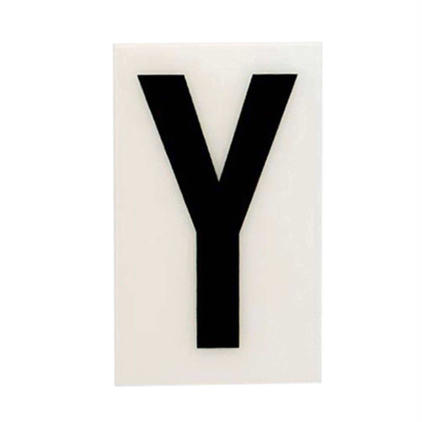 Sandleford Self Adhesive House Letter Y - 85mm - White