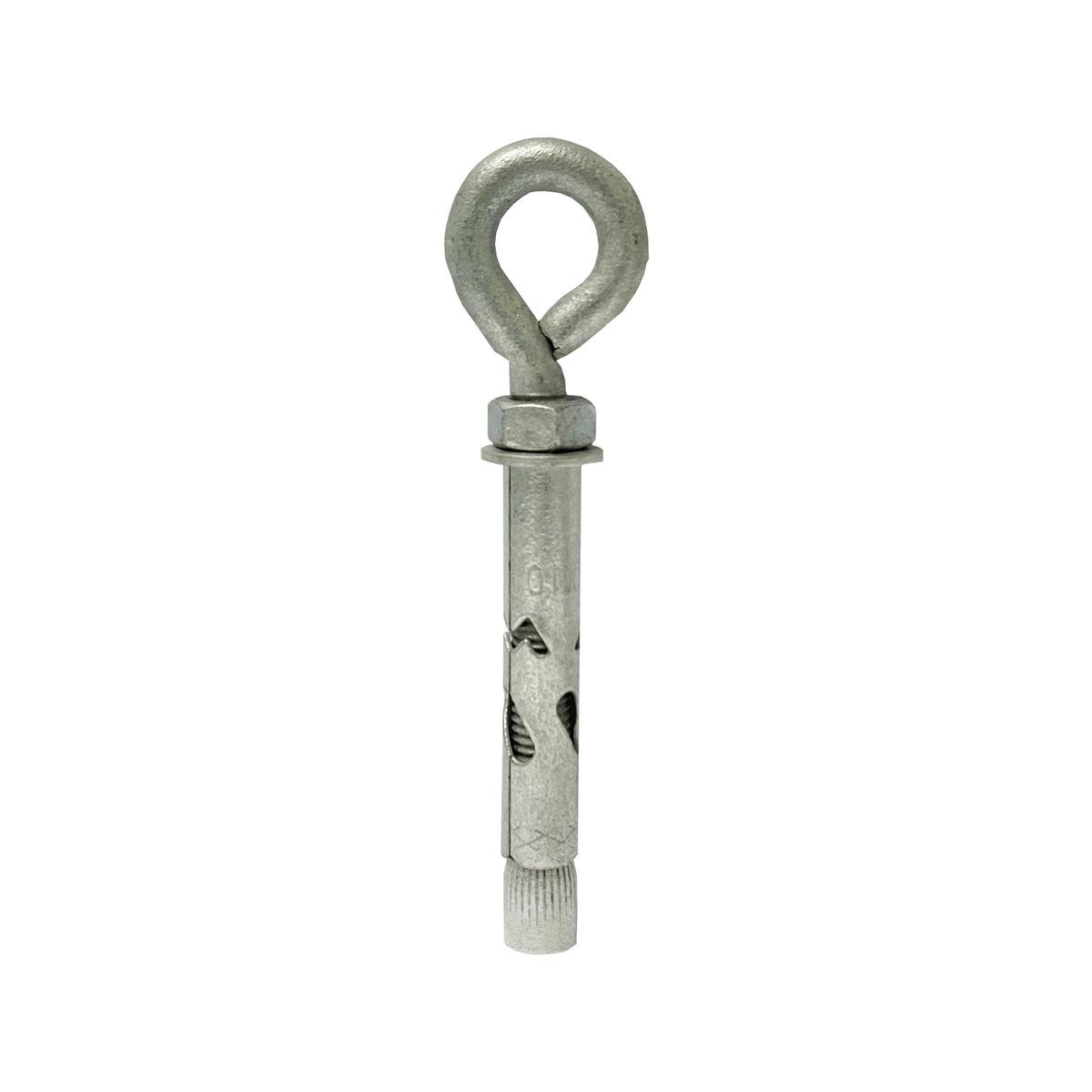 Macsim Eye Bolt Head - 10 x 70mm - 5.8 Grade Steel - Galvanised - 2 Pack