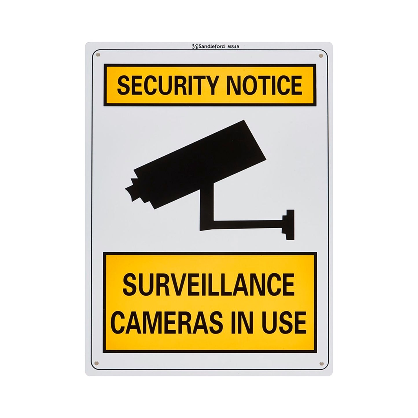 Sandleford Surveillance Sign - 300 x 225mm