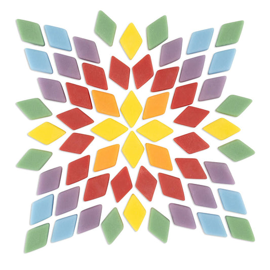 Mandala Art Harlequin Diamond Mosaic Tiles - 12 x 20mm