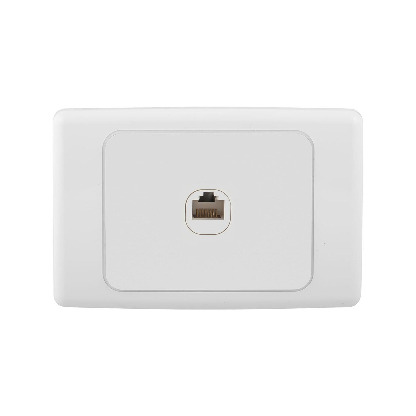 Deta Cat 6 RJ45 Outlet - 118mm x 76mm