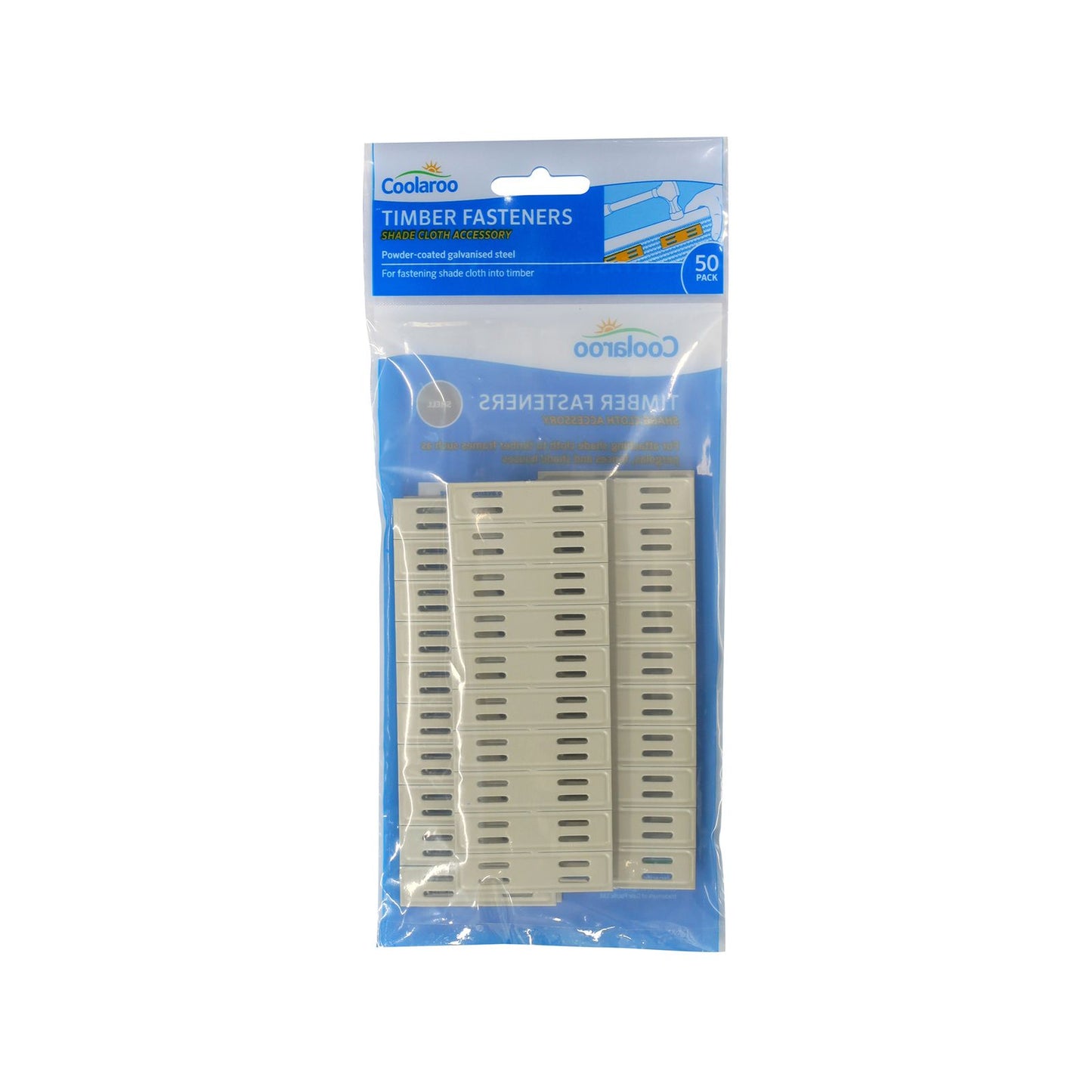 Coolaroo Shell Timber Fasteners - 13 x 8mm - 50 Pack