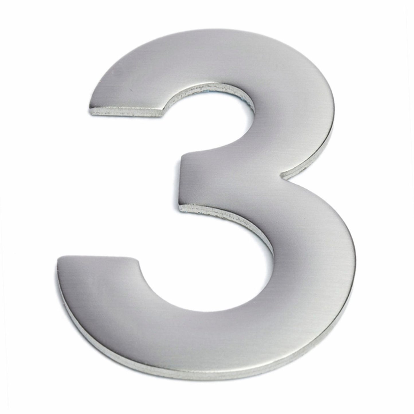 Sandleford Stainless Steel Self Adhesive House Number 3 - 75mm