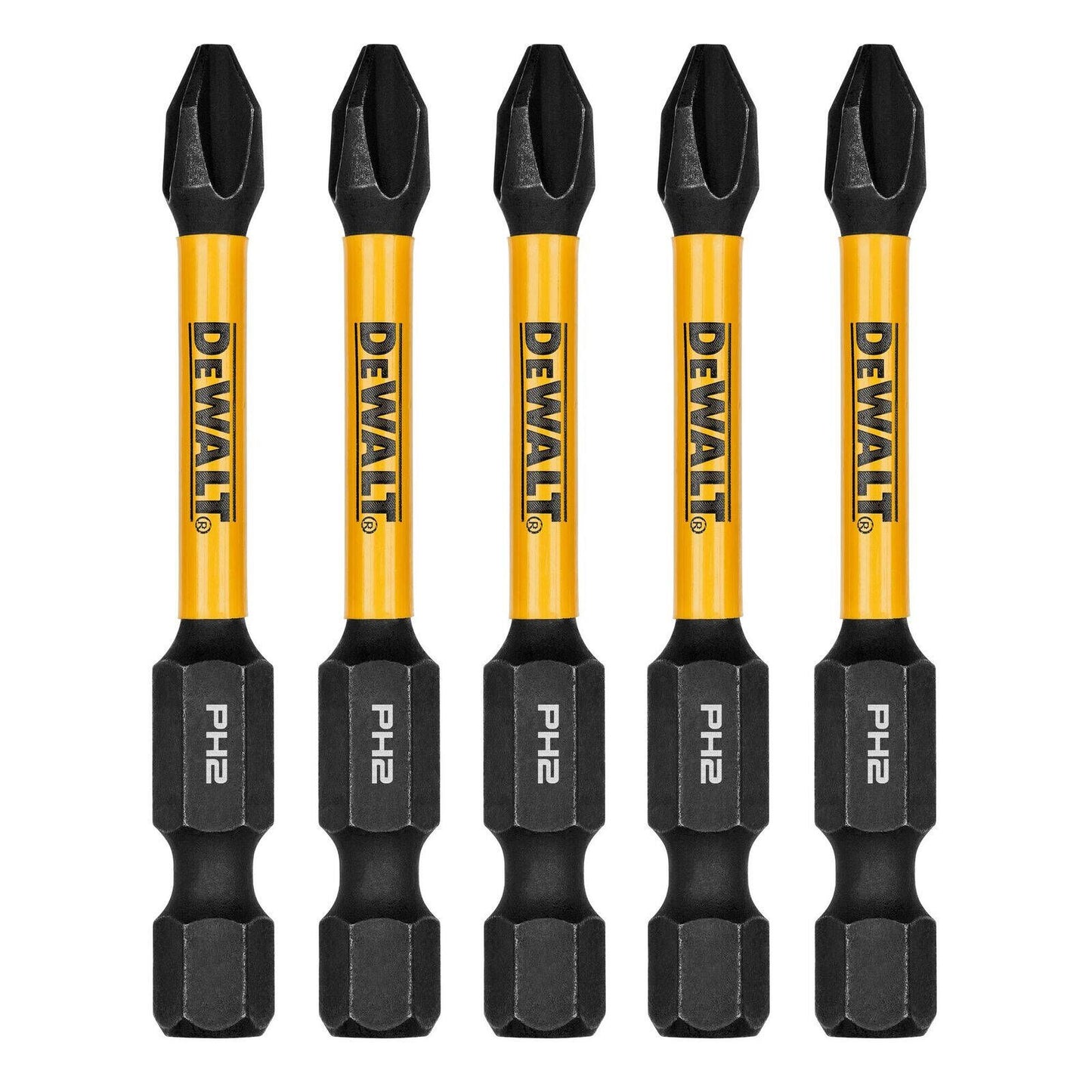 Dewalt Flextorq Driver Bit 57mm PH2 5 Pack