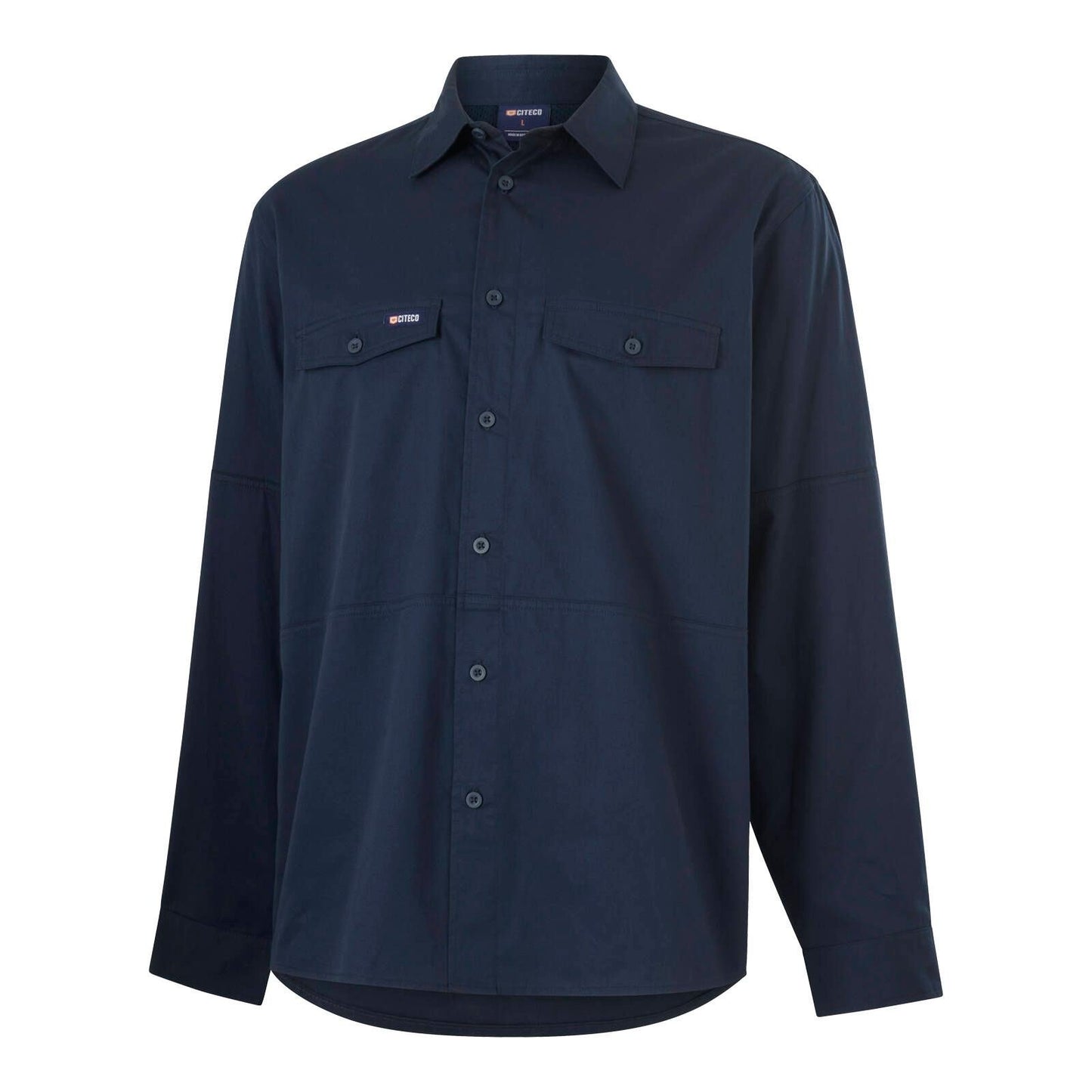 Citeco 2XL Navy Long Sleeve Shirt